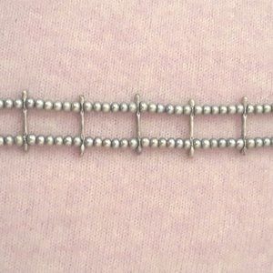 Handcrafted Sterling Silver, Grey Natural Pearl Bracelet